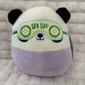 NEW Squishmallows Stanley the Panda Spa Day Wellness Plush Toy